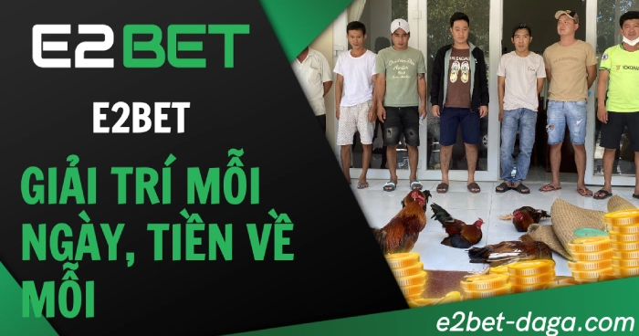 Đá Gà E2BET: Giải Trí Mỗi Ngày, Tiền Về Mỗi Tối