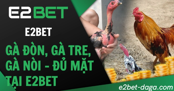 Gà Đòn, Gà Tre, Gà Nòi – Đủ Mặt Tại E2BET