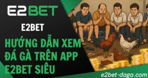 Hướng Dẫn Xem Đá Gà Trên App E2BET Siêu Nhanh